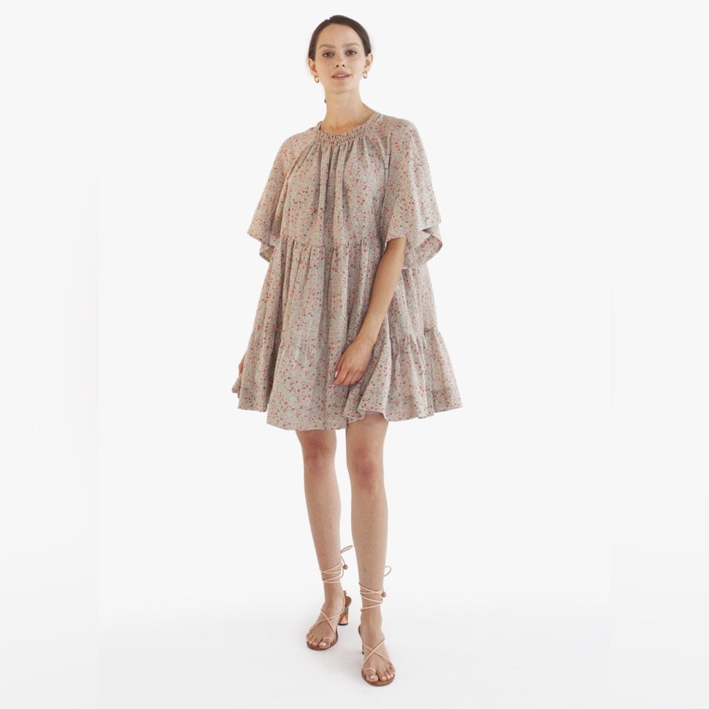 MIRTH Vienna Floral Dress in Peony Size S
